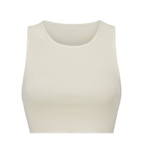 Skims Super Crop Tank Top “Bone”